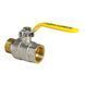 Кран шаровой KOER KR.215.G - 3/4" FM ГШВ YELLOW, ручка "рычаг" желтая (KR0117) KR0117 фото 3