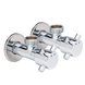 Кран кульовий для підключення сантехприладів Sanlux ST-301 - 1/2"x3/4" (SL2927) SL2927 фото 1