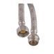 Гнучкий шланг для підключення води Гайка 1/2'' - Штуцер 1/2'' (40 см) (силик. оболонка) ZERIX (ZX3018) ZX3018 фото 2