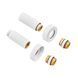 Комплект подовжувачів Koer KF.SET.06MF WHITE 1/2Fx1/2M білий (KR5850) KR5850 фото 2