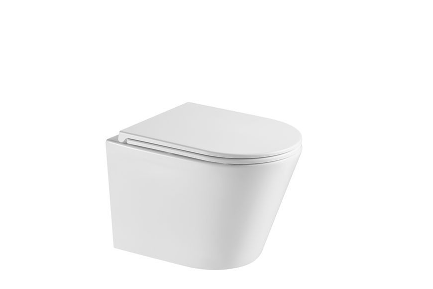 Унітаз підвісний Mixxus Premium Bevel-0301-R 515x355x365mm, система змиву RIMLESS (MP6470) MP6470 фото