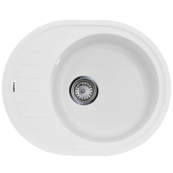 Мийка кухонна Zerix ZS-6250R-01 Біла (ZX4547) ZX4547 фото