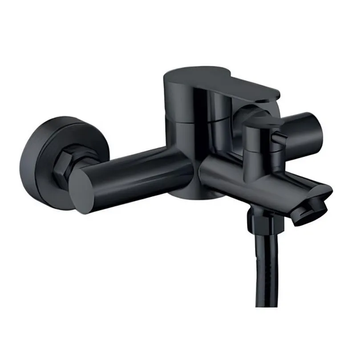 Змішувач для ванни ZERIX DAX-142 (EURO) BLACK з нержавіючої сталі SUS304 (кол.чорний) (ZX5838) ZX5838 фото