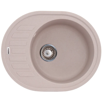Мойка кухонная Zerix ZS-6250R-06 Бежевая (ZX4549) ZX4549 фото