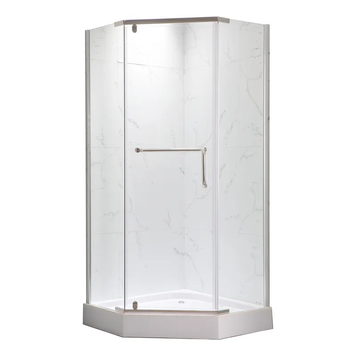 Душова кабіна з низьким піддоном MIXXUS LINES SCT01-90x90x198-TR CHROME прозоре скло 6мм NEW (в 2 ящ) (MI8370) MI8370 фото