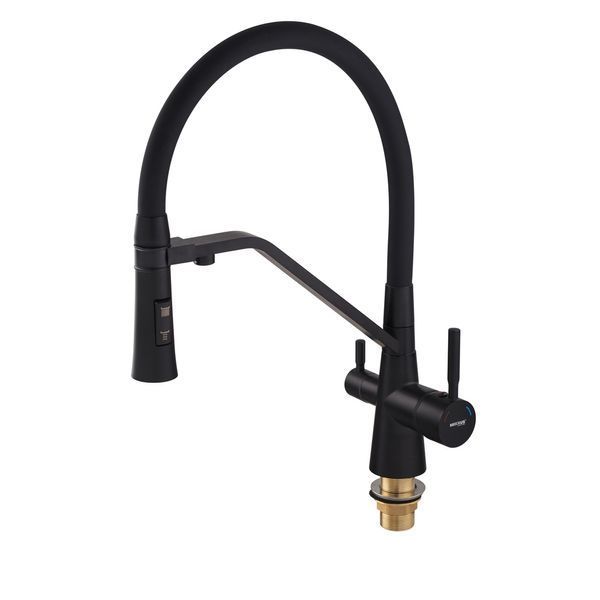Смеситель для кухни Mixxus Premium Magnet 021 BLACK REFL.BLACK (MI6974) MI6974 фото
