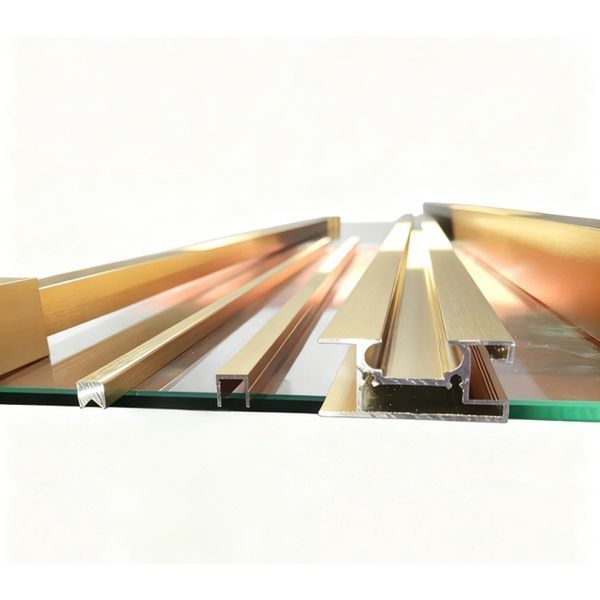 Шторки скляні на ванну розсувні Koer SR BS06-120x150-TR-12 прозоре скло Easy Clean 6мм, матове золото (KR5946) KR5946 фото