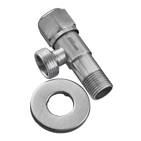 Кран для підключення сантехприладів Mixxus VAL-07-1/2x3/4 з нерж.ст.SUS304 (УПАКОВКА БЛІСТЕР) (MI6057) MI6057 фото