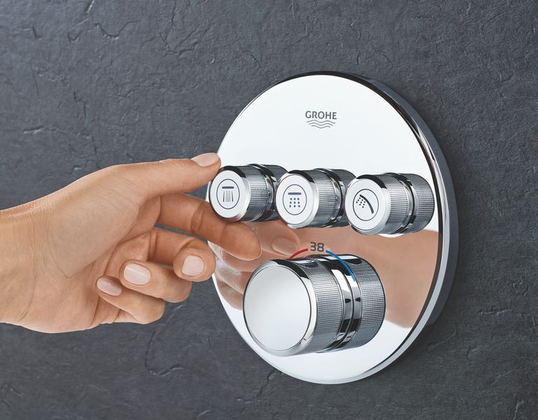Термостат скрытого монтажа на 3 потребителя Grohe Grohtherm SmartControl (29121000) 29121000 фото