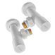Комплект кранов для полотенцесушителя угловой Koer KR.SET.534 WHITE - M1/2''xM1/2'' удлиненный (KR5843) KR5843 фото 6
