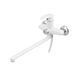 Смеситель для ванны Plamix Cezar-006 EURO SET White (со шлангом, лейкой и кронштейном) (PM0666) PM0666 фото 6