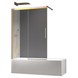 Шторки скляні на ванну розсувні Koer SR BS06-120x150-TR-12 прозоре скло Easy Clean 6мм, матове золото (KR5946) KR5946 фото 1