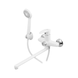 Смеситель для ванны Plamix Cezar-006 EURO SET White (со шлангом, лейкой и кронштейном) (PM0666) PM0666 фото 1