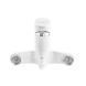 Смеситель для ванны Plamix Cezar-006 EURO SET White (со шлангом, лейкой и кронштейном) (PM0666) PM0666 фото 5