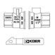 Кран шаровый ГГВ Koer Extreme KE.214-15 - 1/2" FF ручка "рычаг" красная (KR5744) KR5744 фото 2