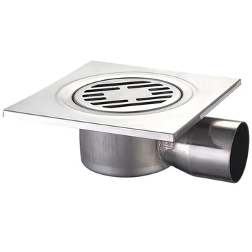 Душевой трап из нержавеющей стали SUS304 Mixxus Drain-04-15x15-90 (угловой отвод) (MI3420) MI3420 фото