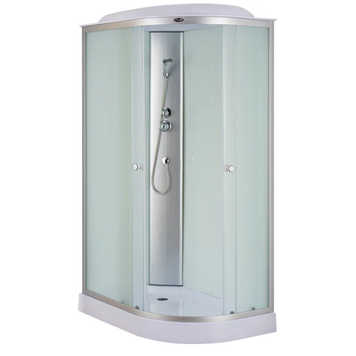 Бокс душовий без гідромасажу Mixxus WAVE SB02-120x80x215-L-FB SATIN з низьким піддоном (MI6892) MI6892 фото