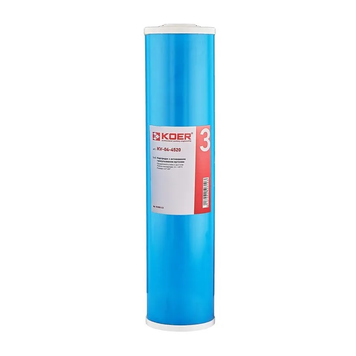 Картридж з активованим гранульованим вугіллям Koer KV-04-4520 (4,5"x20") (KR5031) KR5031 фото