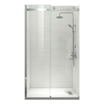 Двері в нішу Koer SR SD01-120x200-TR-01 прозоре скло Easy Clean 8мм, хром (KR5376) KR5376 фото