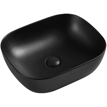 Умивальник накладний керамічний Mixxus Premium Diverse-0101 Black 490x395x150mm (MP6485) MP6485 фото