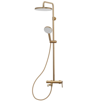 Душевая колонна со смесителем Koer KB-56029-12 3 функции, цвет матовое золото (KR5503) KR5503 фото
