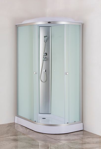 Бокс душовий без гідромасажу Mixxus WAVE SB02-120x80x215-L-FB SATIN з низьким піддоном (MI6892) MI6892 фото