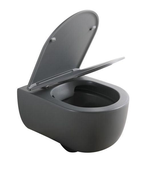 Унитаз подвесной Mixxus Premium TOPPER-0303-R GRAY 495x370x350mm система смыва RIMLESS (MP6657) MP6657 фото