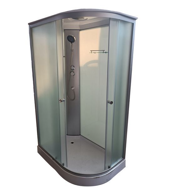 Бокс душовий без гідромасажу Mixxus WAVE SB02-120x80x215-L-FB SATIN з низьким піддоном (MI6892) MI6892 фото