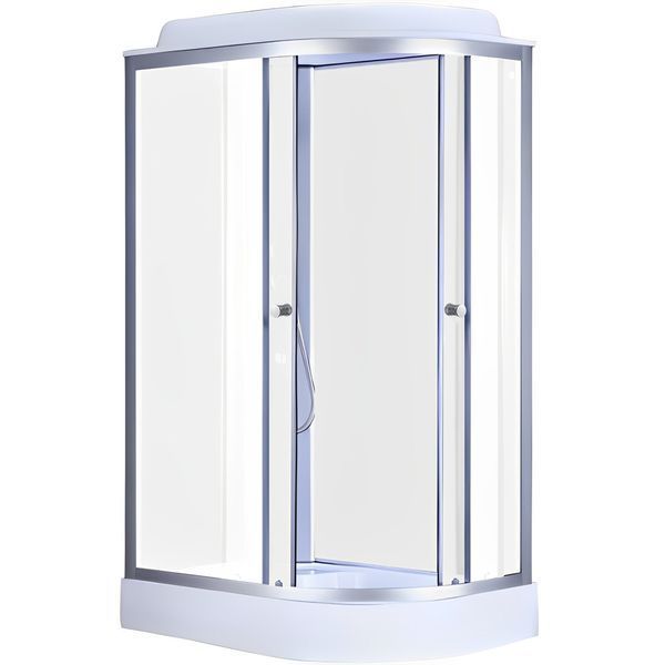 Бокс душовий без гідромасажу Mixxus WAVE SB02-120x80x215-L-FB SATIN з низьким піддоном (MI6892) MI6892 фото