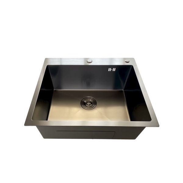 Мойка Mixxus MH6050 Micro Decor Graphite (3.0/0.8) из нерж. стали (цвет графит) (MI8221) MI8221 фото