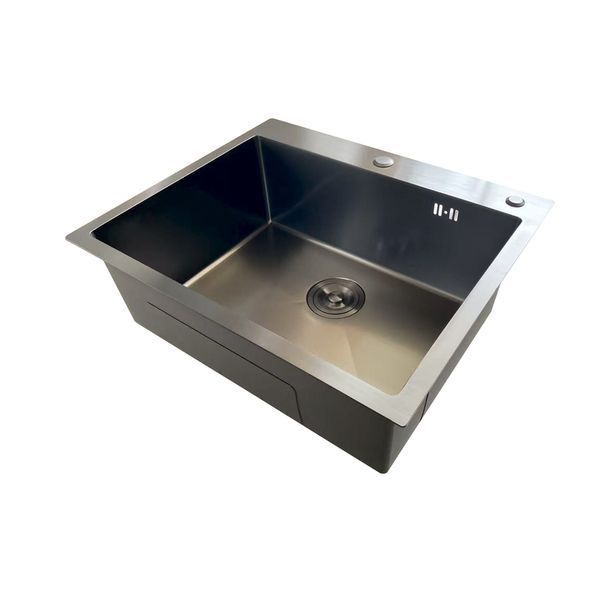 Мойка Mixxus MH6050 Micro Decor Graphite (3.0/0.8) из нерж. стали (цвет графит) (MI8221) MI8221 фото