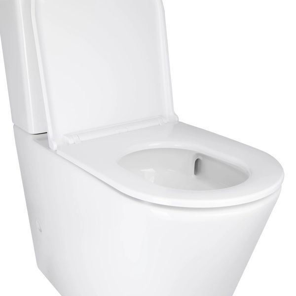 Чаша унітазу-компакту Mixxus Premium Bevel-0402-T1 Bowl 670х390х880 Tornado 1.0 без сидіння (MI8353) MI8353 фото