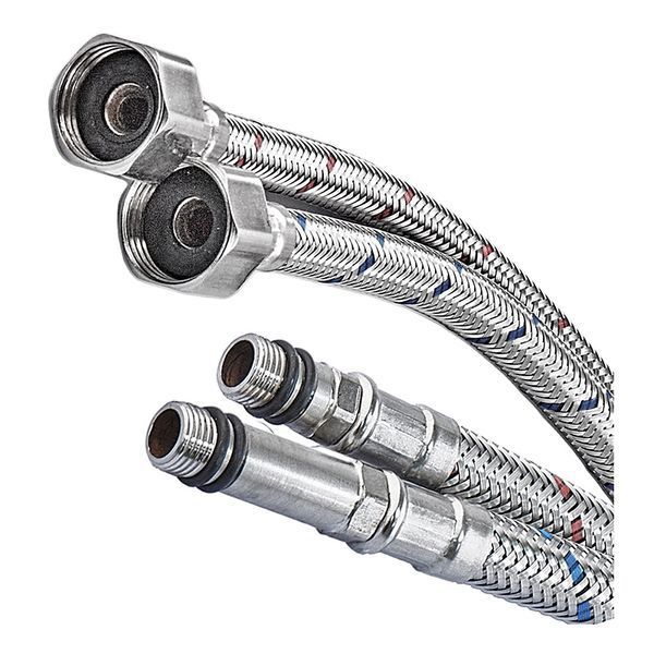Гибкая подводка Champion FH-01-F1/2"xM10-40 нержавейка (пара) (AC0667) AC0667 фото