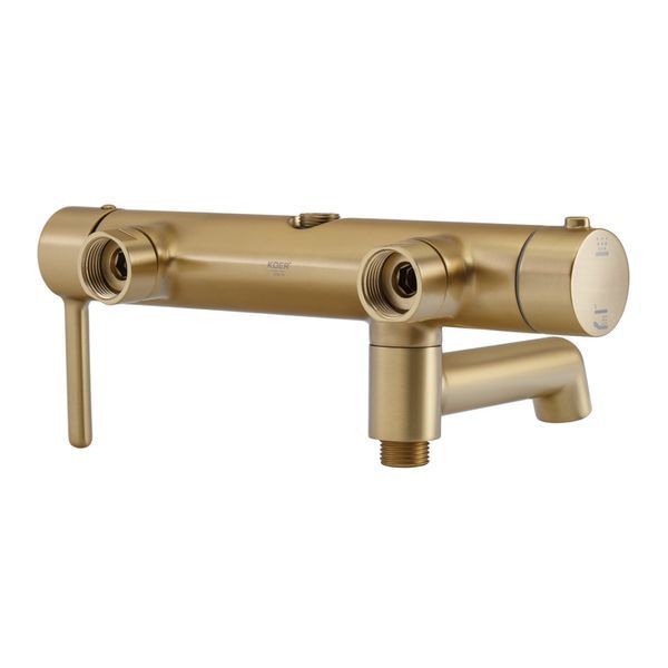 Душевая колонна со смесителем Koer KB-56029-12 3 функции, цвет матовое золото (KR5503) KR5503 фото