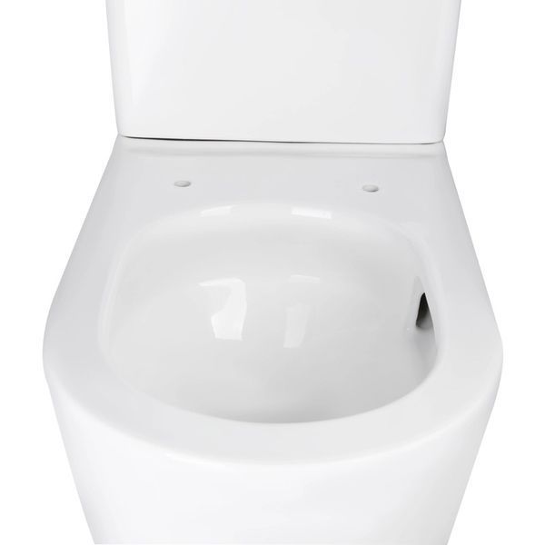Чаша унітазу-компакту Mixxus Premium Bevel-0402-T1 Bowl 670х390х880 Tornado 1.0 без сидіння (MI8353) MI8353 фото