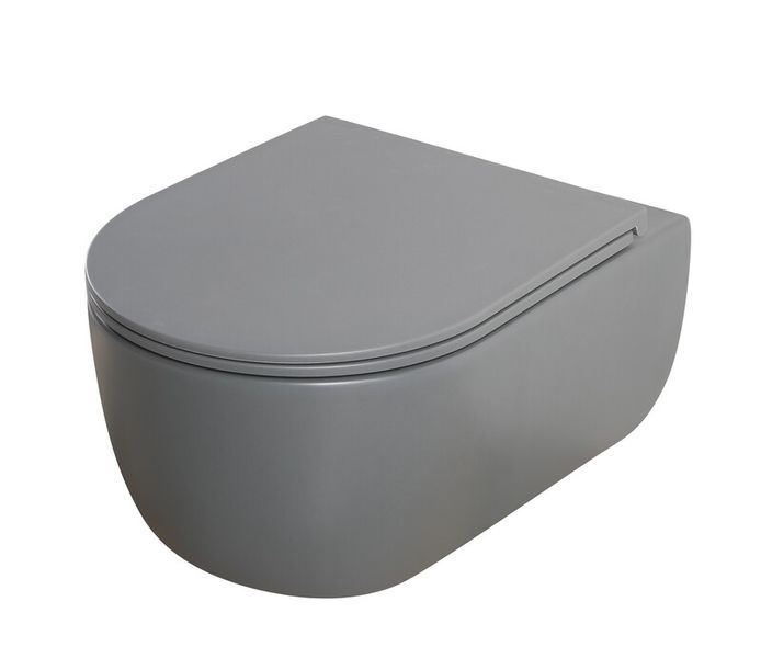 Унитаз подвесной Mixxus Premium TOPPER-0303-R GRAY 495x370x350mm система смыва RIMLESS (MP6657) MP6657 фото
