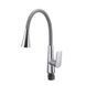 Смеситель для кухни Mixxus Premium Matis 011-T (NUT) Refl.Gray (Цвет хром+силик.излив серый) (MI8267) MI8267 фото 3
