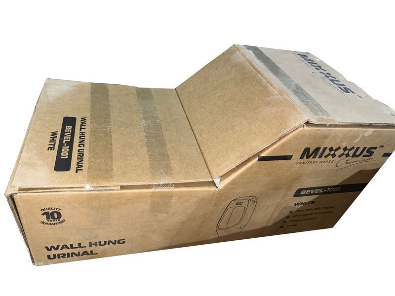 Пісуар підвісний Mixxus Premium BEVEL-1001 390x395x795mm з ІЧ-датчиком автоматичного змиву (MP6661) MP6661 фото