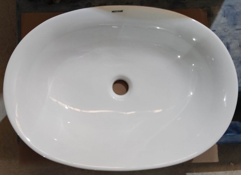 Раковина накладна Mixxus Premium ELLIPSE-0103 550х390х140mm (MP6553) MP6553 фото