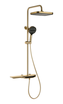 Душевая колонна с термостатическим смесителем Mixxus Premium SPACE-009-J Brushed gold, 3 режима (MI6541) MI6541 фото