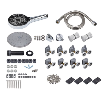 Комплект фурнітури для душового боксу Mixxus Strong SCP01-SET Chrome (MI8162) MI8162 фото