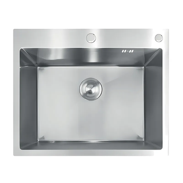 Мойка из нержавеющей стали MIXXUS MH6050 DECOR SS COLOR (MH6050 DECOR NANO-SILVER) (3.0/0.8) цвет нержавейка (MI7043) MI7043 фото