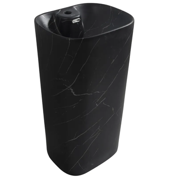 Раковина моноблок MIXXUS PREMIUM DIVERSE-1102 MARBLE 460х380х840mm с отверстием под смеситель и переливом (MP6576) MP6576 фото