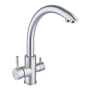 Смеситель для кухни из нерж. стали SUS304 Champion SUS-021 с выходом для питьевой воды (CH0330) CH0330 фото