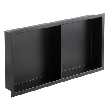 Полка-ниша для ванной комнаты Mixxus Premium NICHE-0103 BLACK из нержавеющей стали SUS304 (MI6682) MI6682 фото