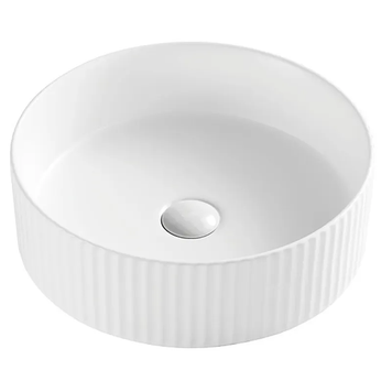 Умивальник накладний керамічний Mixxus Premium Wave-0101 400x400x125mm (MP6491) MP6491 фото