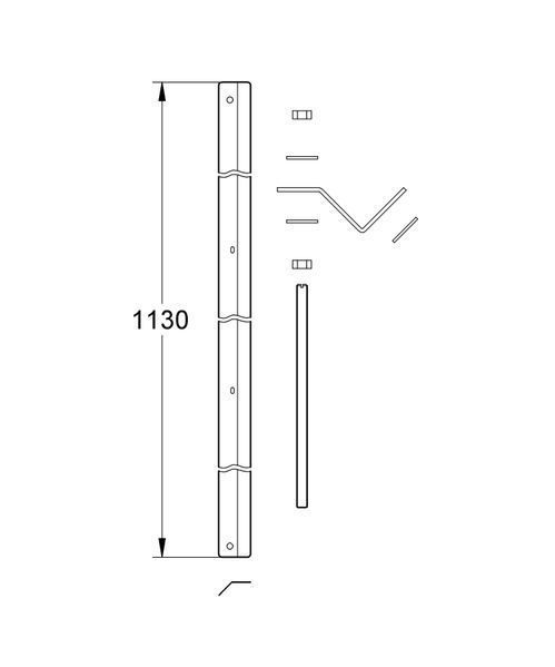 Комплект кріплення для кутового монтажу Grohe Rapid SL (38562001) 38562001 фото