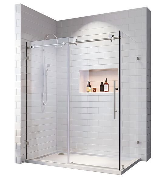 Душевая кабина без поддона Koer SR SC07-120x90x200-TR-01 прозрачное стекло Easy Clean 8мм, хром (KR5370) KR5370 фото