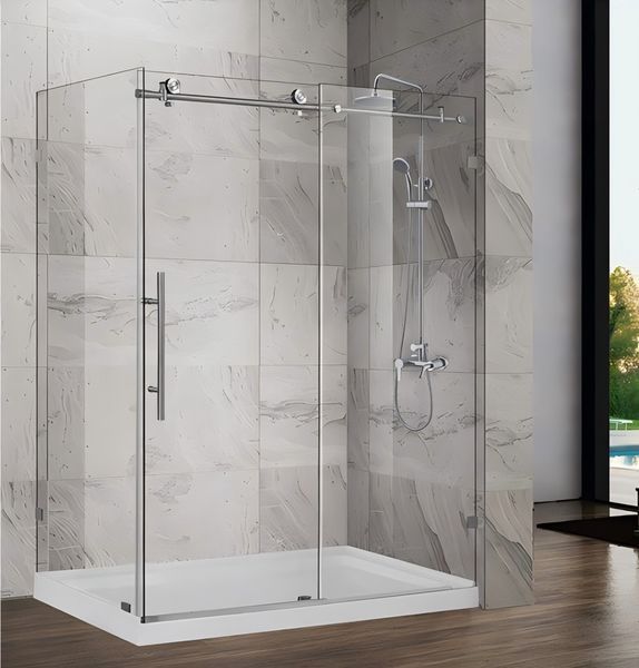 Душевая кабина без поддона Koer SR SC07-120x90x200-TR-01 прозрачное стекло Easy Clean 8мм, хром (KR5370) KR5370 фото