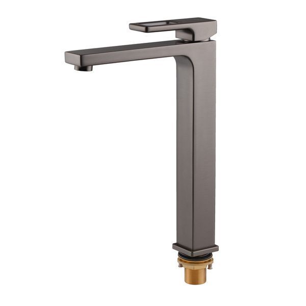 Змішувач для умивальника високий KOER KB-11009-07 (Колір графіт) (KR5978) KR5978 фото